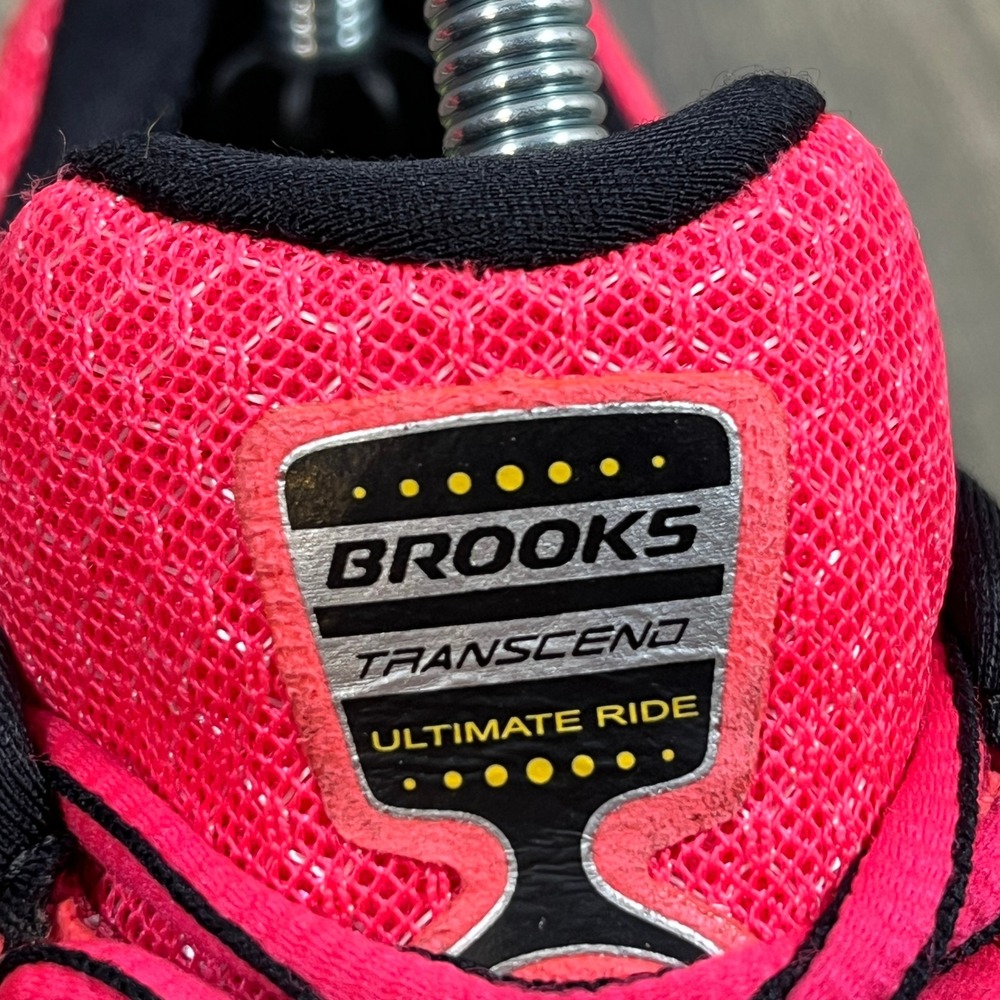 Brooks Transcend Running Shoes Womens 7 Pink Ultimate Ride Sneakers 1201501B878 - Picture 9 of 10